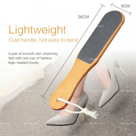 High Quality Double-sided Foot File Pedicure Tool Dead Skin Callus Remover Foot Care Wood