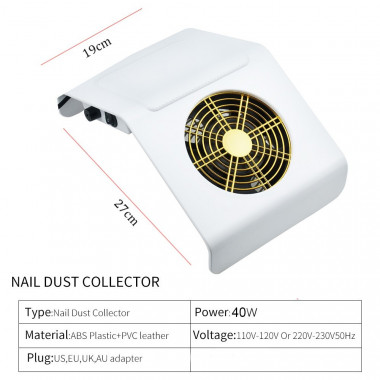 Pro Nail Dust Suction Dust...