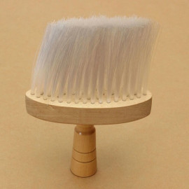 Neck Duster Brush Wooden Handle