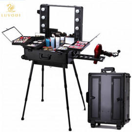 Trolley Makeup Case Artist Cosmetic
