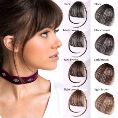 synthetic bangs hair extension