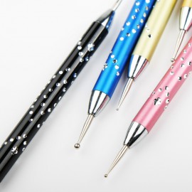 double-headed point drill pen 5 sets Metal Nail Tools