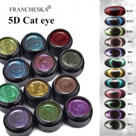 FRANCHESKA nail polish glue Galaxy 5D cat's eye glue Barbie glue Japanese box cat's eye glue UV magic cat eye glue