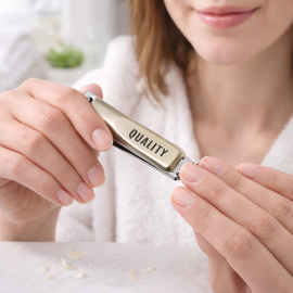 AOYASIYUE Nail Clippers Carbon Steel Sharp Jaw Nail Cutter for Fingernails & Toenails – Model C8604N