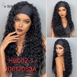copy of Heat-Resistant Synthetic Wig, Medium Long Hair With Bangs, Model SWLC1360-1RG14-H11073A