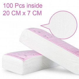 Pre-Cut Wax Strips Pack Non Woven Disposable